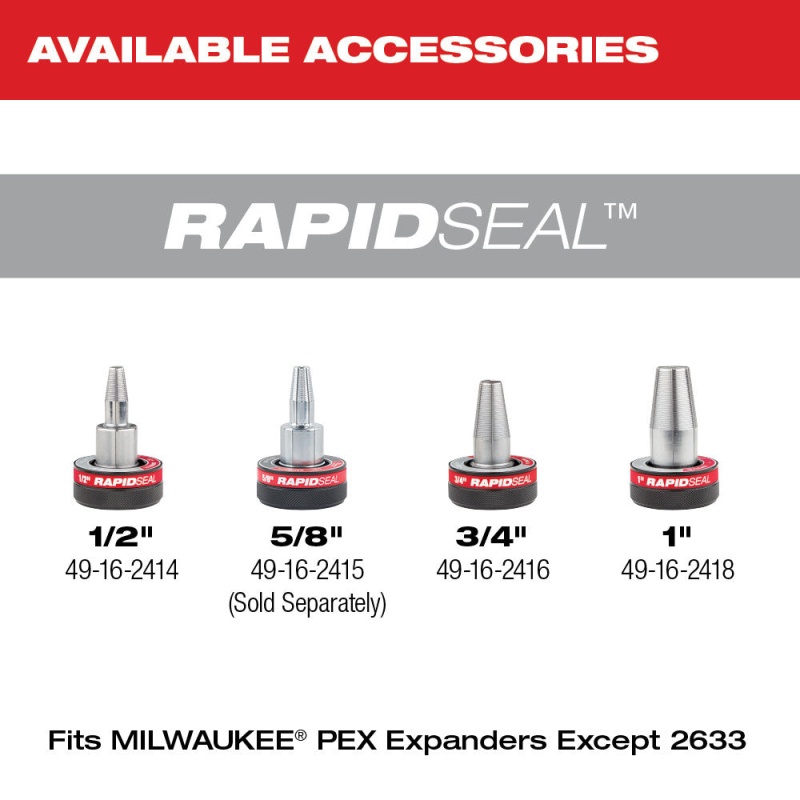 Milwaukee 2532-20 M12 FUEL 12V ProPEX Expander w/ RAPID SEAL Heads - Bare Tool - Image 9