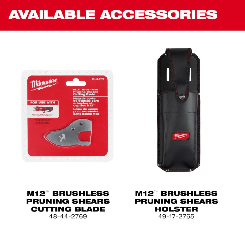 Milwaukee 2534-21 M12 12V Brushless Cordless Pruning Shears Kit - Image 13