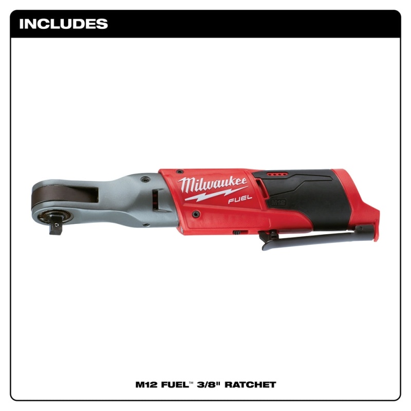 Milwaukee 2557-20 M12 FUEL 12V 3/8-Inch 55-Ft-Lbs. Cordless Ratchet - Bare Tool - Image 2