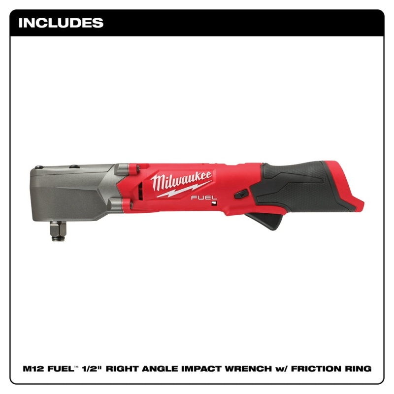 Milwaukee 2565-20 M12 FUEL 12V 1/2" Cordless Right Angle Impact Wrench-Bare Tool - Image 2