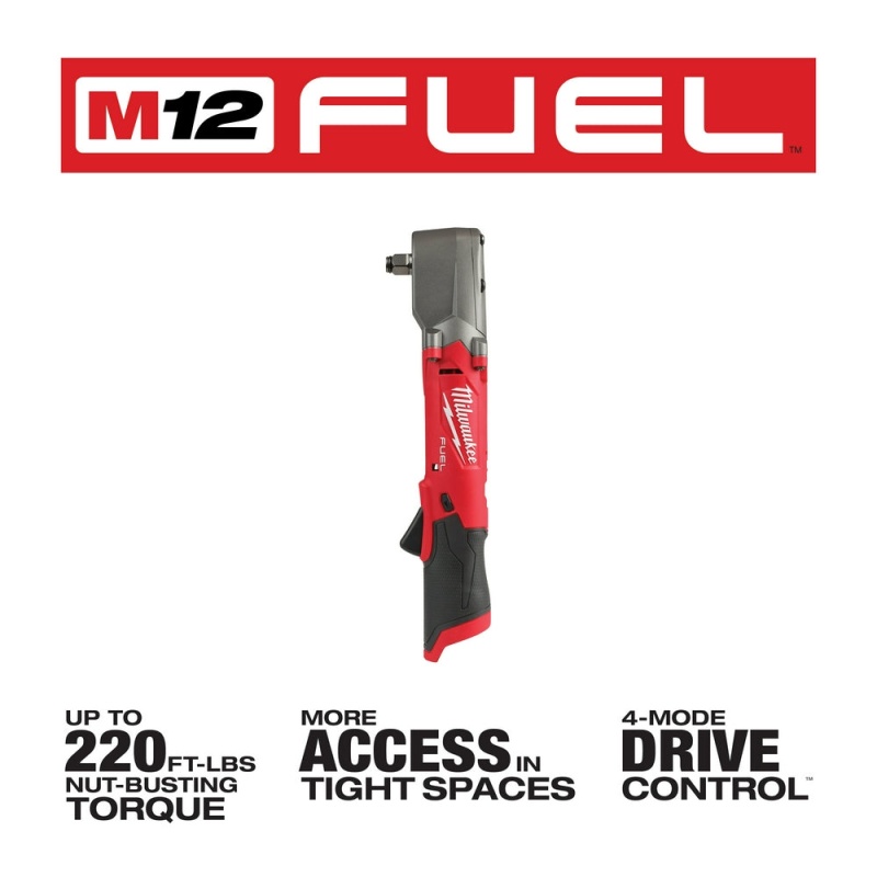 Milwaukee 2565-20 M12 FUEL 12V 1/2" Cordless Right Angle Impact Wrench-Bare Tool - Image 3