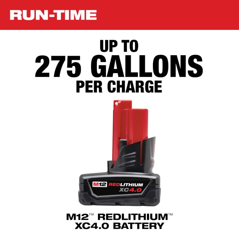 Milwaukee 2579-20 M12 Stick Transfer Pump - Bare Tool - Image 3