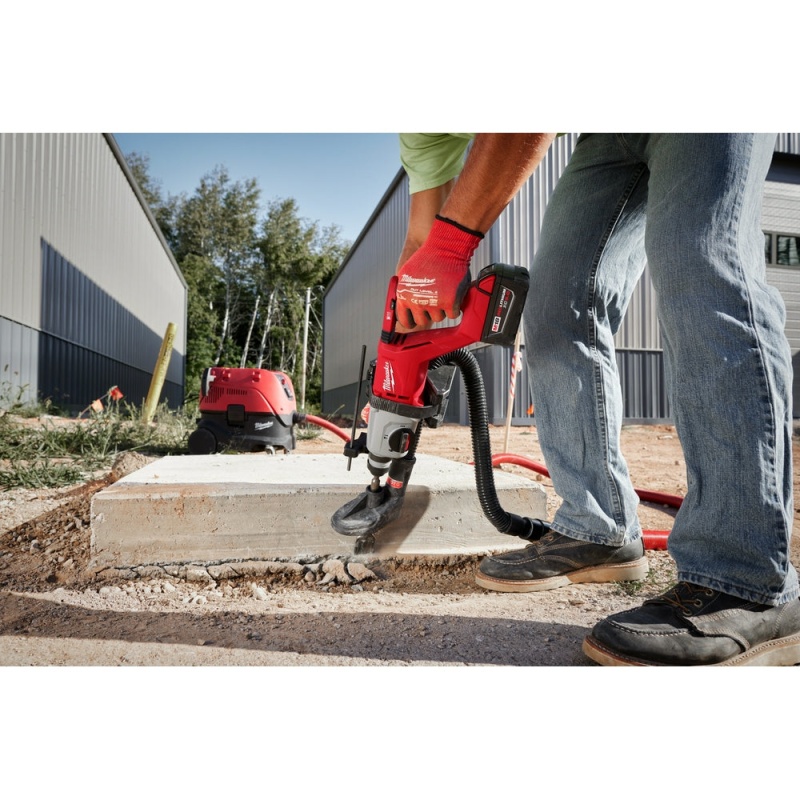 Milwaukee 2613-20 M18 18V Brushless SDS Plus D-Handle Rotary Hammer - Bare Tool - Image 9