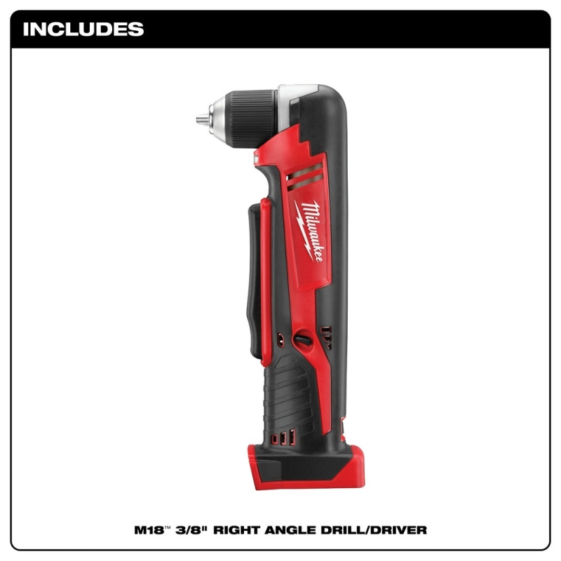 Milwaukee 2615-20 M18 18V Right Angle Drill - Bare Tool - Image 2