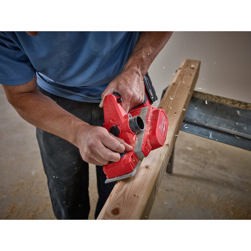 Milwaukee 2623-20 M18 18V 3-1/4-Inch Planer w/ Bevel/Edge Guide - Bare Tool - Image 8