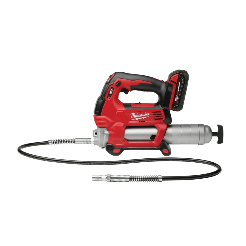 Milwaukee 2646-21CT M18 18V 2-Speed 48-Inch Hose Grease Gun Kit - Image 10