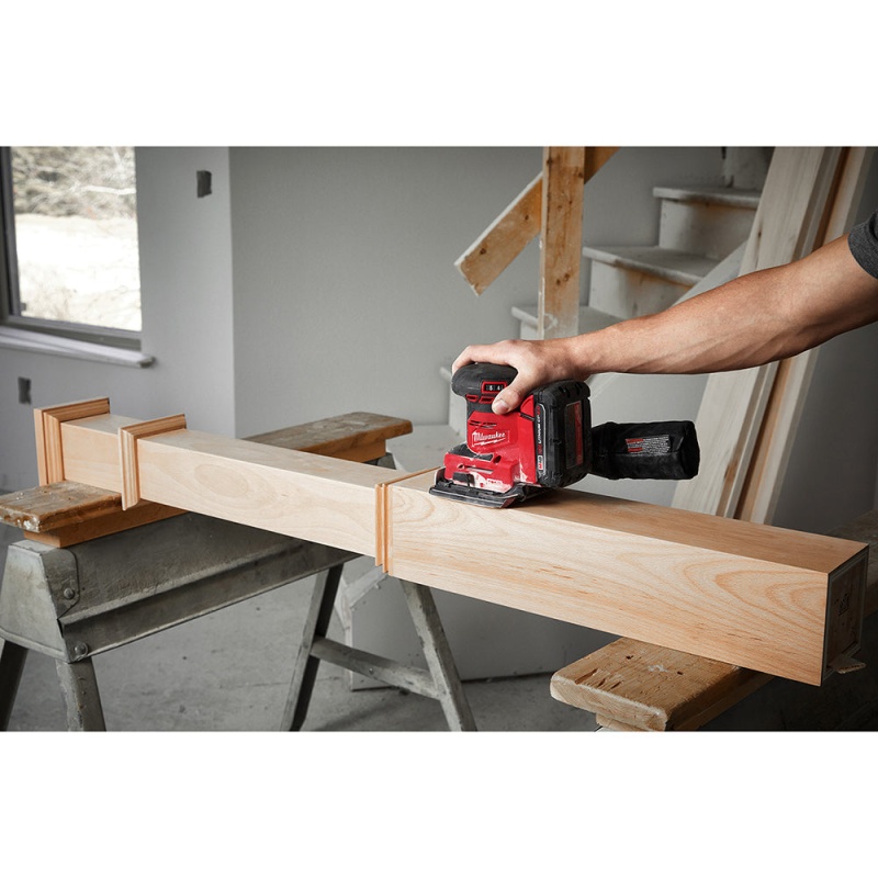 Milwaukee 2649-20 M18 18V 1/4" Cordless Orbital Sheet Sander - Bare Tool - Image 6