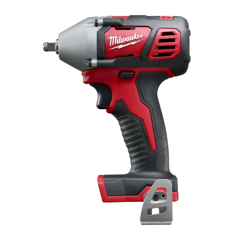 Milwaukee 2658-20 M18 18V 3/8-Inch Impact Wrench w/ Belt Clip - Bare Tool