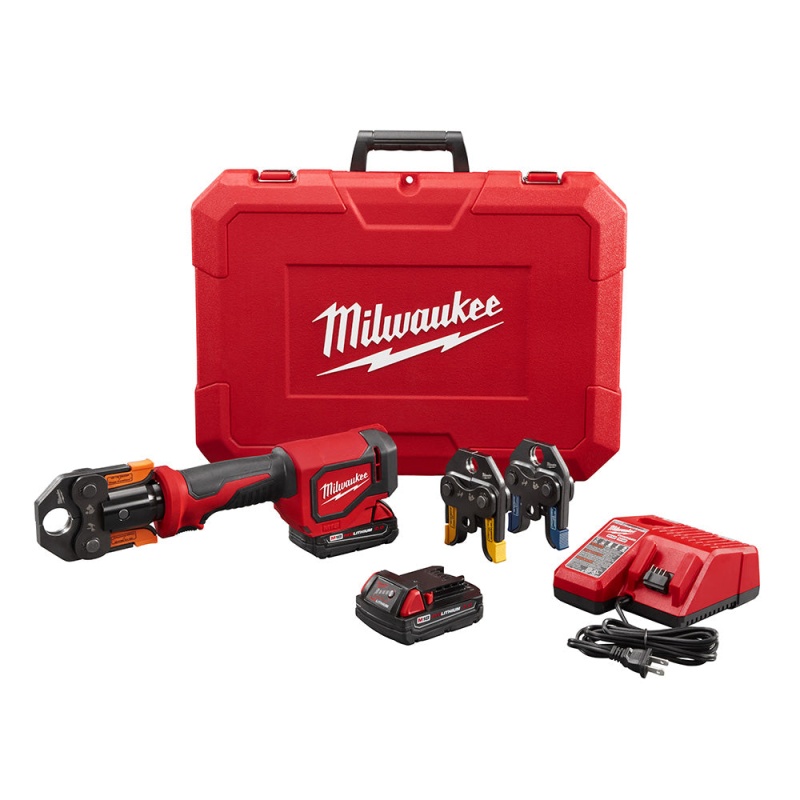 Milwaukee 2674-22P M18 18V Li-Ion Short Throw Press Tool Kit w/ PEX Crimp Jaws