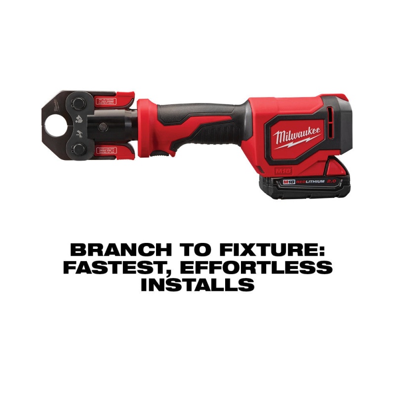 Milwaukee 2674-82C M18 18V Short Throw Press Tool Kit w/ PEX Crimp Jaws - Recon - Image 6