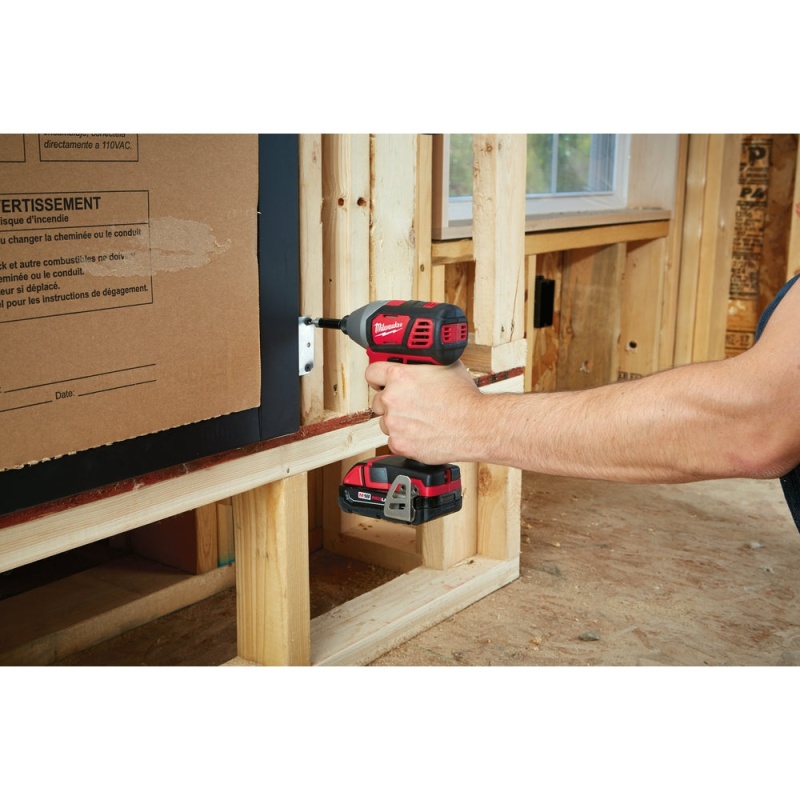 Milwaukee 2691-22 M18 18V Cordless Li-Ion Drill Driver / Impact Driver Combo Kit - Image 6