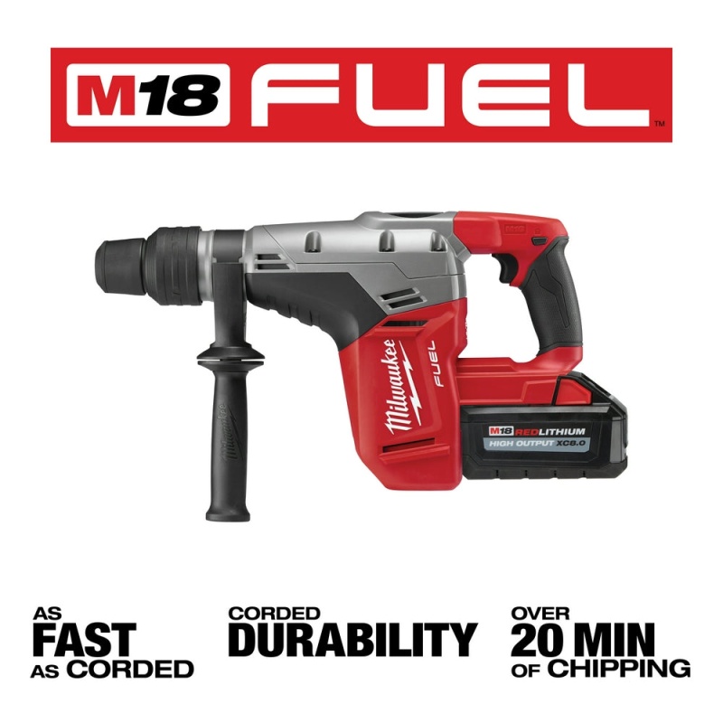 Milwaukee 2717-22HD M18 FUEL 18V 1-9/16-Inch SDS Max Hammer Drill Kit - Image 3