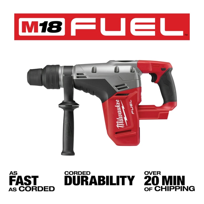 Milwaukee 2717-80 M18 FUEL 18V 1-9/16" SDS-Max Rotary Hammer - Bare Tool - Recon - Image 3