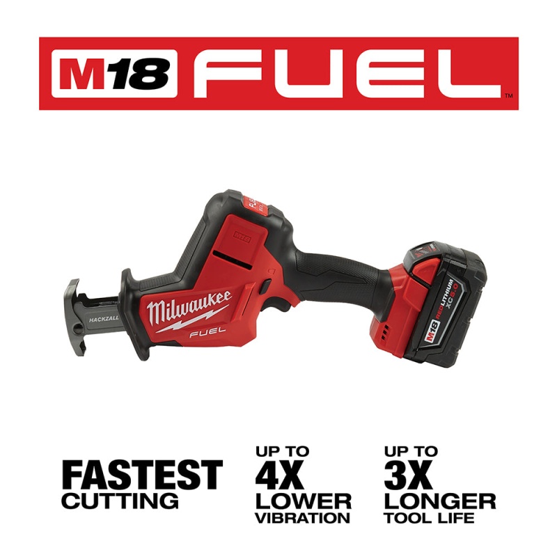 Milwaukee 2719-21 M18 FUEL 18V 7/8-Inch 5.0Ah Cordless Hackzall Kit - Image 3