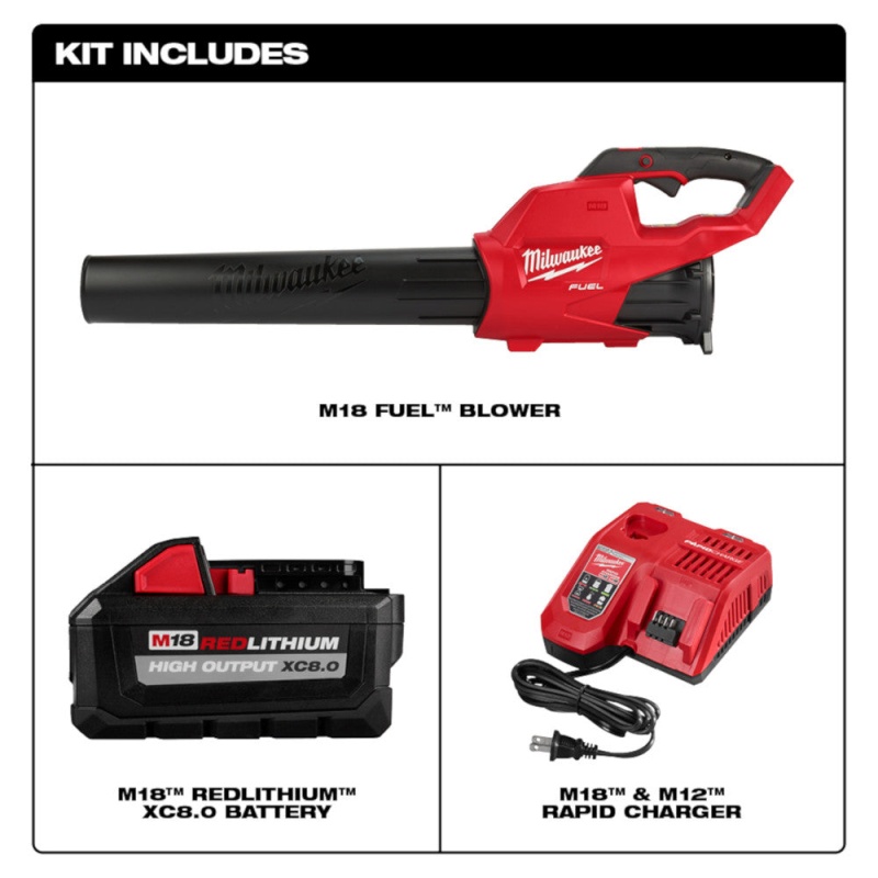 Milwaukee 2724-21HD M18 FUEL 18V 450-CFM 120-Mph Leaf Blower Kit - Image 3