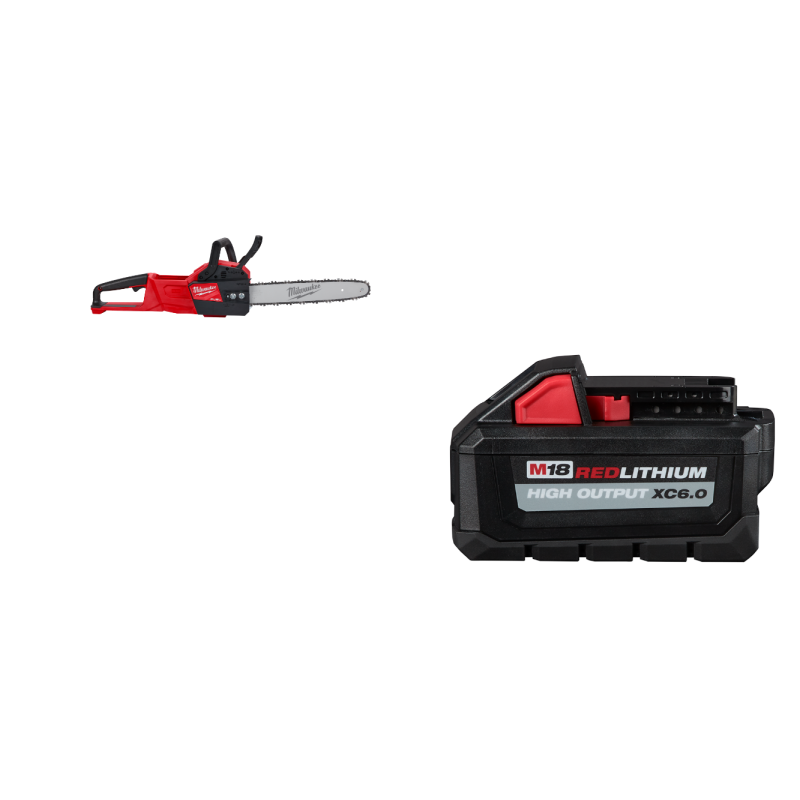 Milwaukee 2727-20x6 M18 FUEL 18V 16" Cordless Li-Ion Chainsaw w/ 6AH Battery