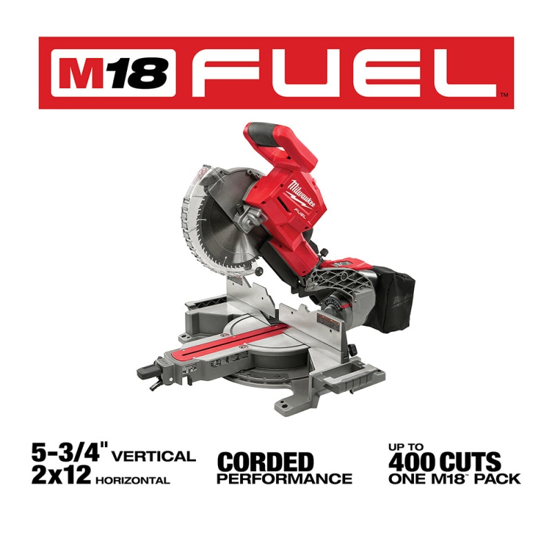 Milwaukee 2734-80 M18 FUEL 10" Dual Bevel Compound Miter Saw - Bare Tool Recon - Image 3