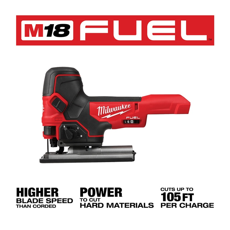 Milwaukee 2737B-20 M18 FUEL 18V Cordless Barrel Grip Jig Saw - Bare Tool - Image 3