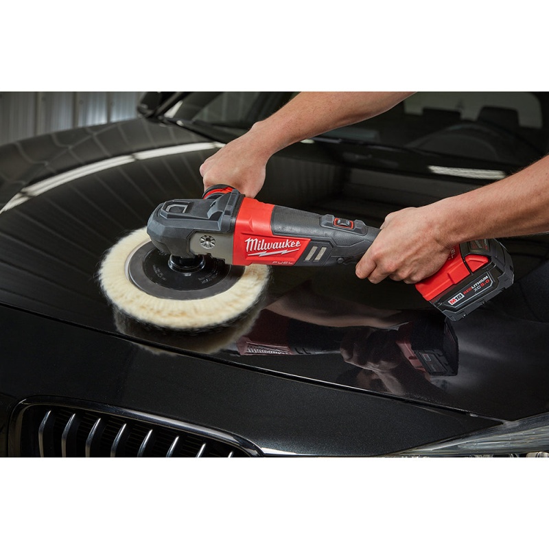 Milwaukee 2738-20 M18 18V FUEL 7?? Cordless Lithium-Ion Polisher - Bare Tool - Image 10