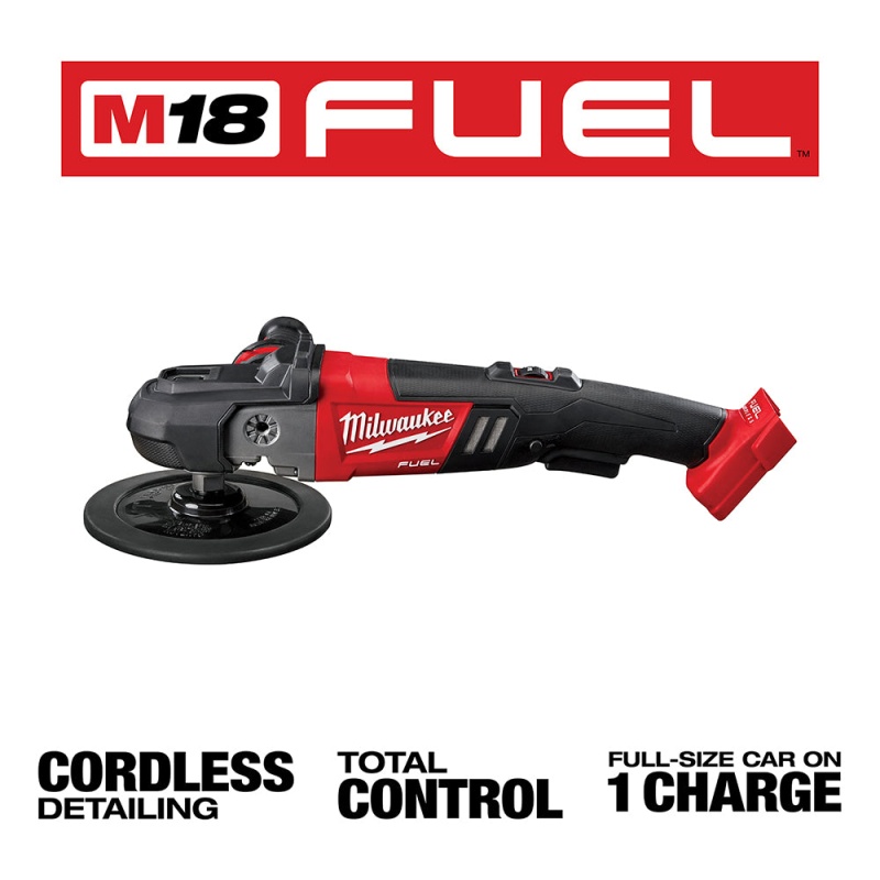 Milwaukee 2738-20 M18 18V FUEL 7?? Cordless Lithium-Ion Polisher - Bare Tool - Image 3