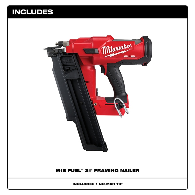 Milwaukee 2744-20 18V M18 FUEL 18V 21 Degree Framing Nailer - Bare Tool - Image 3