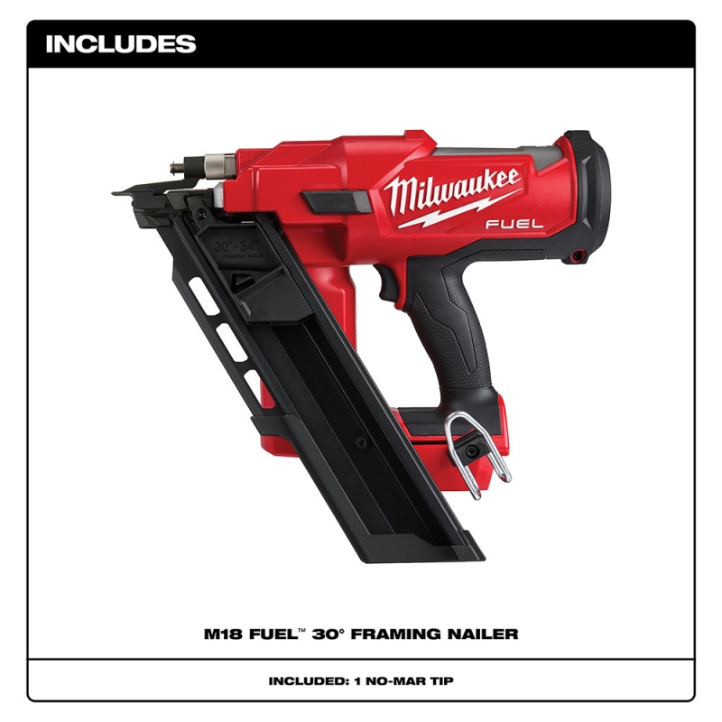 Milwaukee 2745-20 M18 FUEL 18V 30 Degree Lithium-Ion Framing Nailer - Bare Tool - Image 3