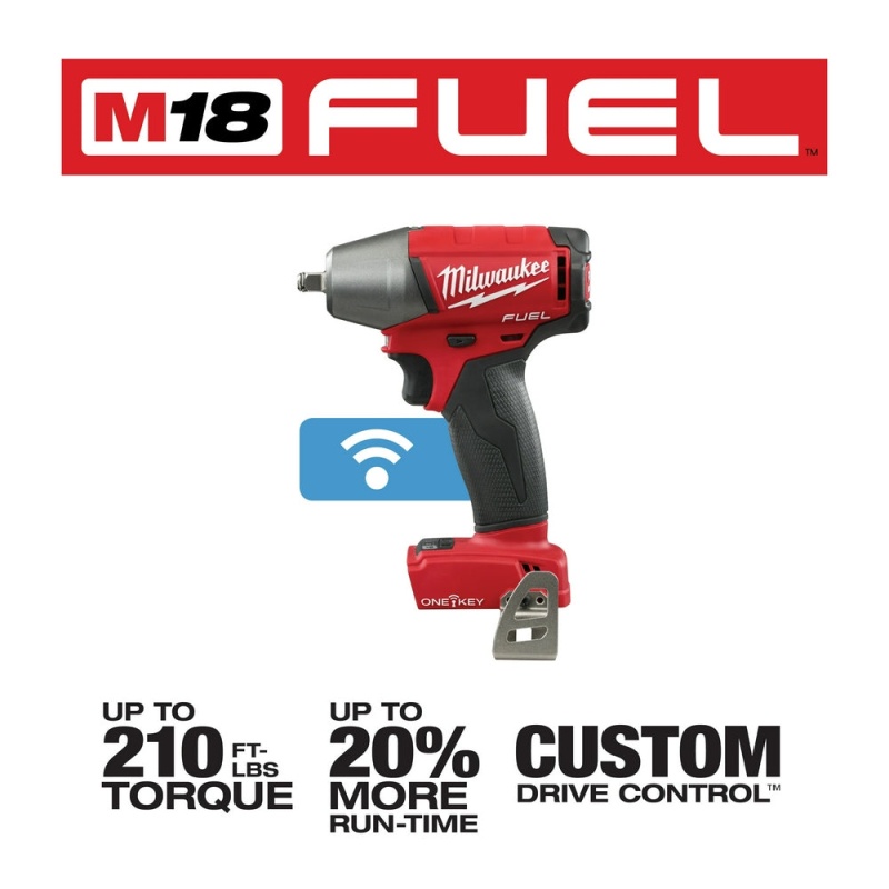 Milwaukee 2758-20 M18 FUEL 18V 3/8" Compact Impact Wrench Kit - Bare Tool - Image 3