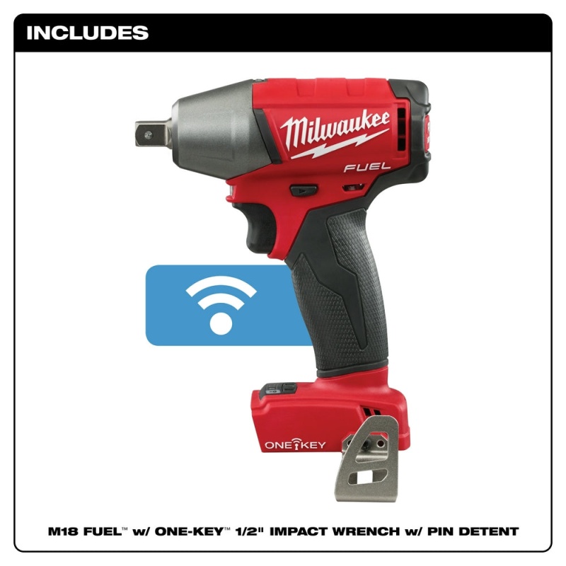 Milwaukee 2759-80 M18 FUEL 18V 1/2" Compact Impact Wrench Kit - Bare Tool -Recon - Image 2