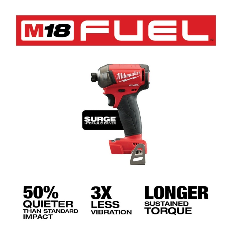 Milwaukee 2760-20SK5 M18 FUEL 18V Surge Impact Driver w/ Battery and Charger - Image 2