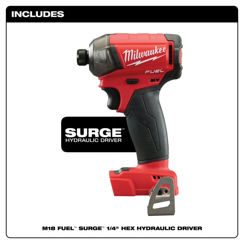 Milwaukee 2760-20 M18 FUEL 18V 1/4-Inch Surge Hex Hydraulic Driver-Bare Tool - Image 2