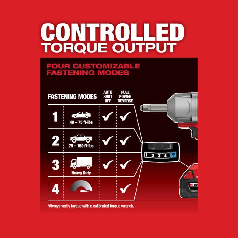 Milwaukee 2769-22R M18 FUEL 18V 1/2" ONE-KEY Controlled Torque Impact Wrench Kit - Image 5