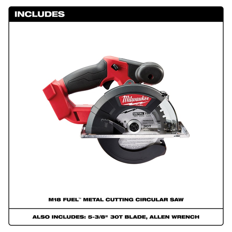 Milwaukee 2782-20 M18 FUEL 18V 5-3/8-Inch Metal Cutting Circular Saw - Bare Tool - Image 2