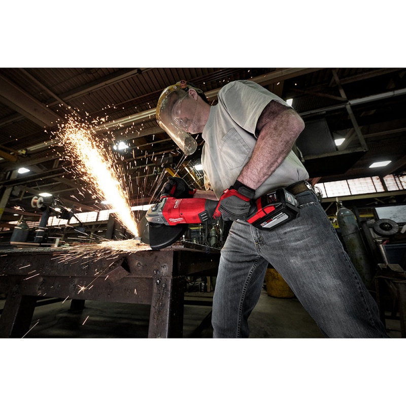 Milwaukee 2785-80 M18 FUEL 18V 7/9" Large Angle Grinder Kit - Bare Tool, Recon - Image 9