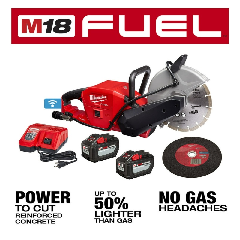 Milwaukee 2786-22HD M18 FUEL 18V 9 Inch Cut-Off Saw w/ ONE-KEY Kit - Image 3