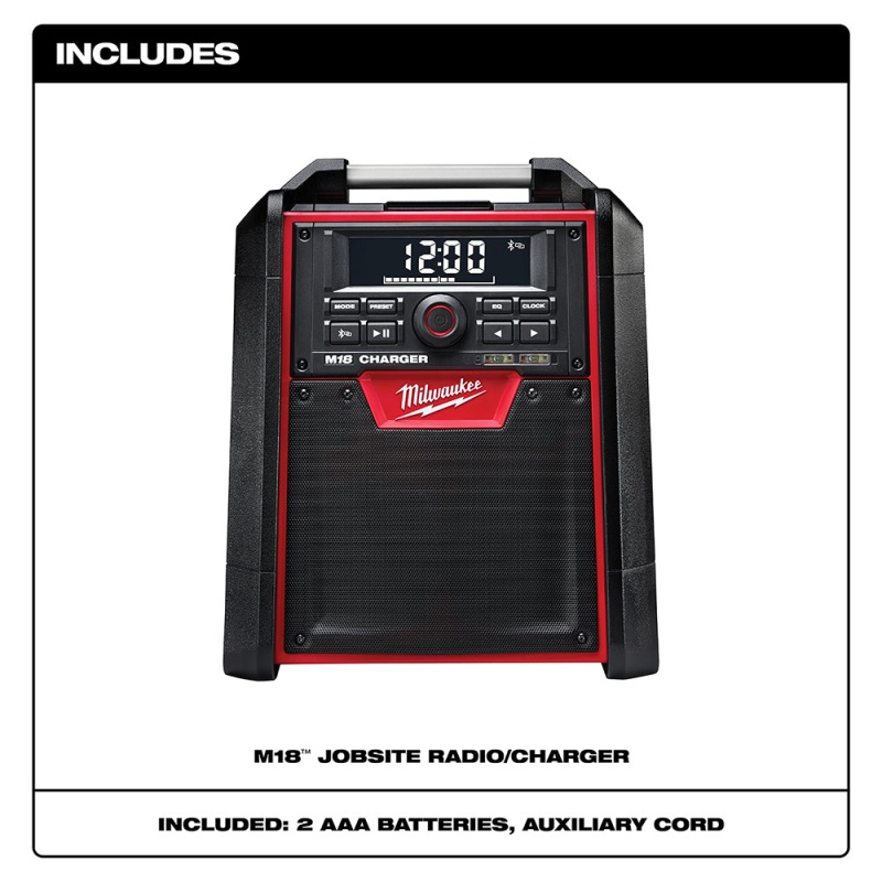 Milwaukee 2792-20 M18 18V Jobsite Bluetooth Radio/Charger - Bare Tool - Image 2