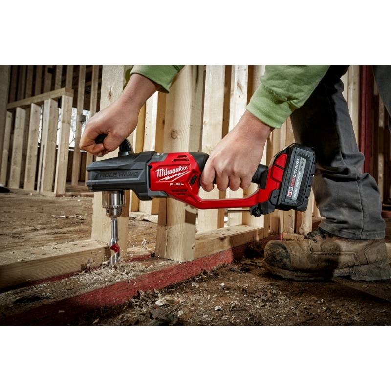 Milwaukee 2807-20 M18 FUEL 18V 12" HOLE HAWG Right Angle Drill -Bare Tool - Image 9