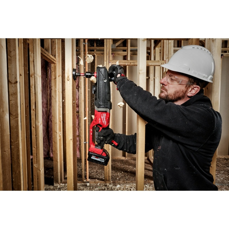 Milwaukee 2811-20 M18 FUEL 18V Super Hawg Right Angle Drill Quik-Lok - Bare Tool - Image 9