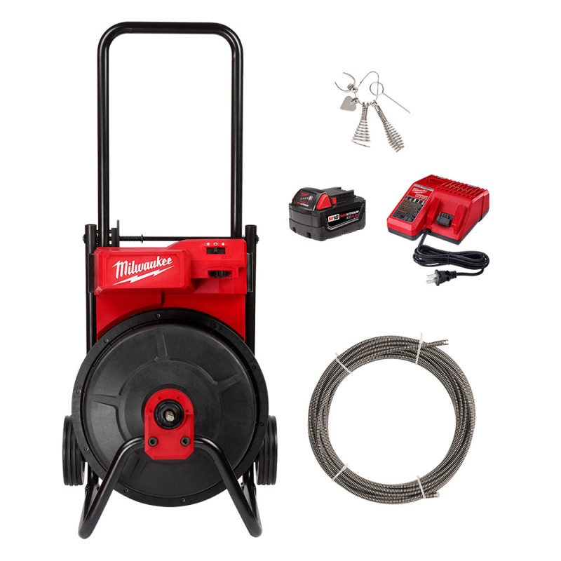 Milwaukee 2817A-21 M18 Li-Ion Cordless Drum Machine w/ 3/8" Cable