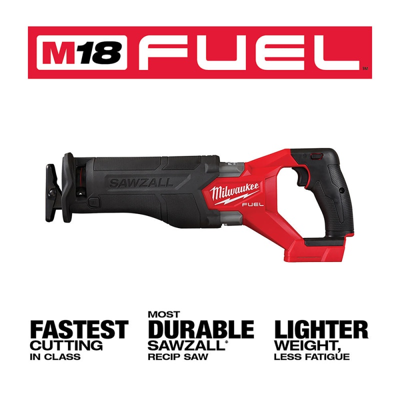 Milwaukee 2821-20 M18 FUEL 18V SAWZALL Li-Ion Reciprocating Saw - Bare Tool - Image 2