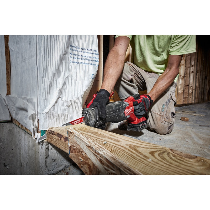 Milwaukee 2821-21FR M18 FUEL 18V Cordless Li-Ion SAWZALL / Grinder Combo Kit - Image 15