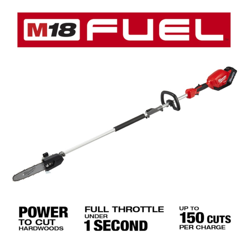 Milwaukee 2825-21PS M18 FUEL 18V 10-Inch QUIK-LOK Cordless Pole Saw Kit - Image 2