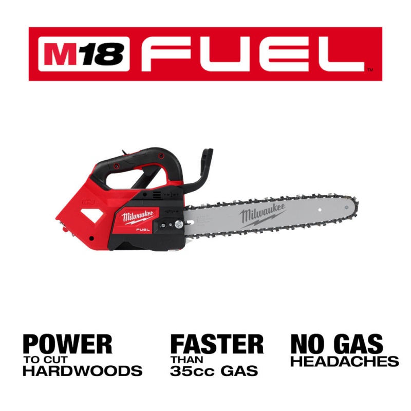 Milwaukee 2826-20TC M18 FUEL 18V 14" Cordless Top Handle Chainsaw w/ Case - Image 2