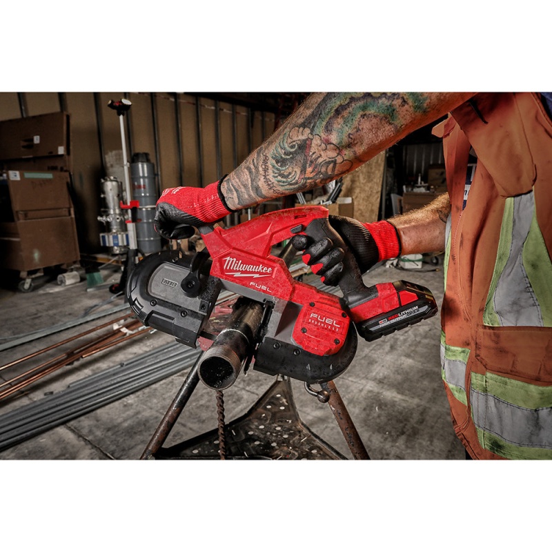 Milwaukee 2829-20B8F M18 FUEL 18V Li-Ion Compact Band Saw w/ 8AH Forge Battery - Image 19