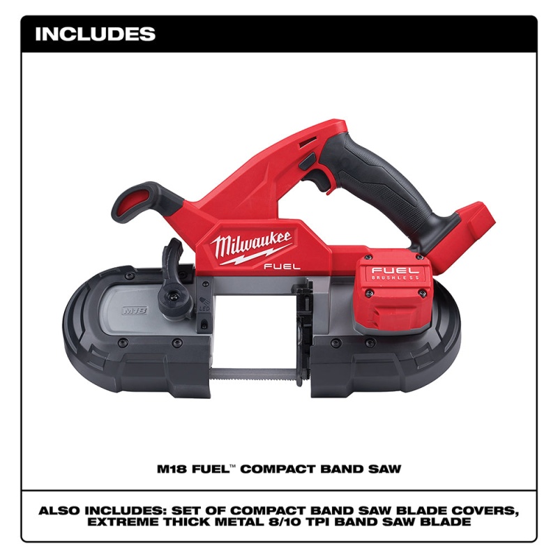 Milwaukee 2829-20 M18 FUEL 18V Lightweight Balanced Compact Band Saw - Bare Tool - Image 2