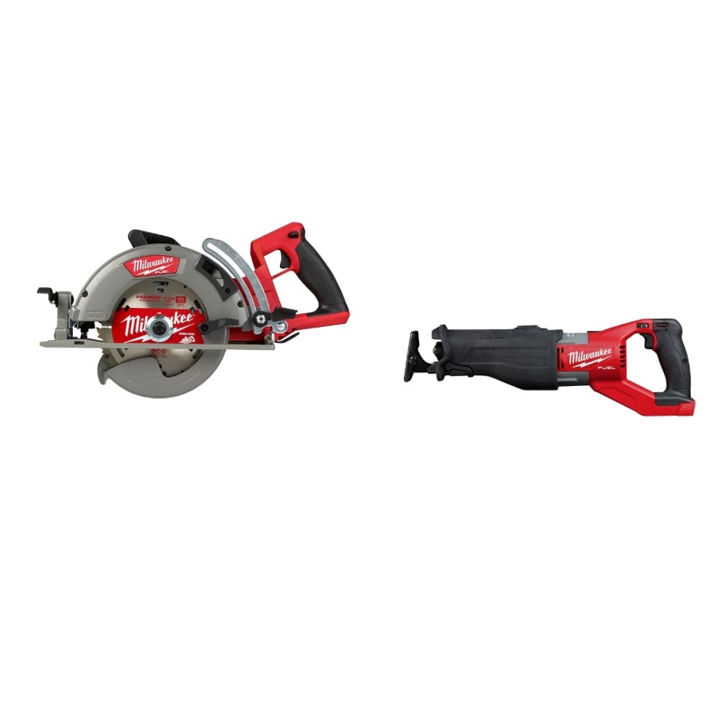 Milwaukee 2830-20SW M18 FUEL 18V 7-1/4" Circular Saw / SAWZALL Combo Kit