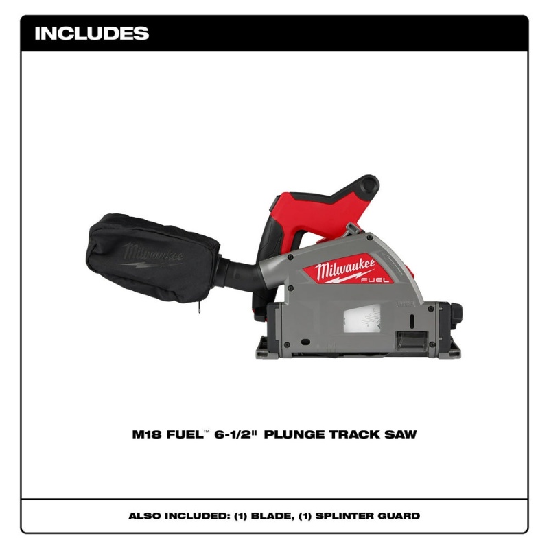 Milwaukee 2831-20 M18 FUEL 18V 6-1/2" Cordless Plunge Track Saw - Bare Tool - Image 2