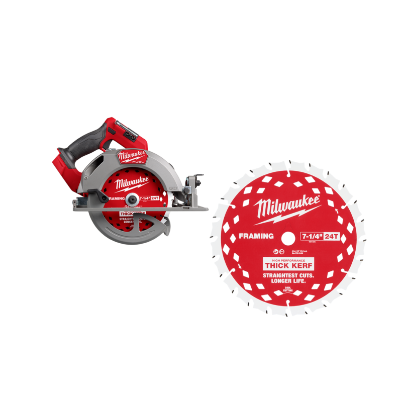 Milwaukee 2834-20TK M18 FUEL 18V 7-1/4" Circular Saw w/ Thick Kerf blade