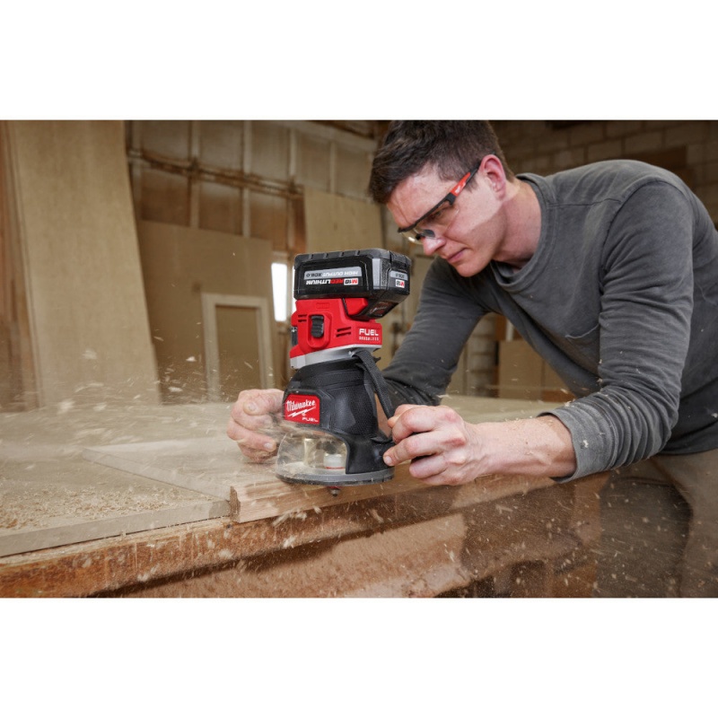 Milwaukee 2838-20 M18 FUEL 18V 1/2" Cordless Lithium-Ion Router - Bare Tool - Image 11