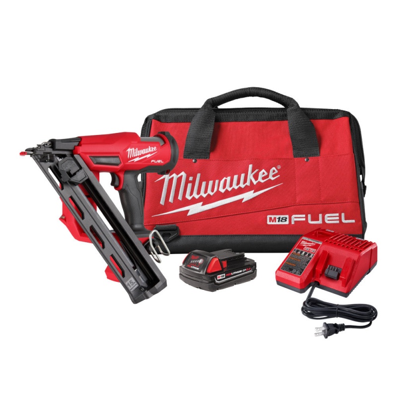 Milwaukee 2839-21CT M18 FUEL 18V 15 Guage Cordless Finish Nailer Kit