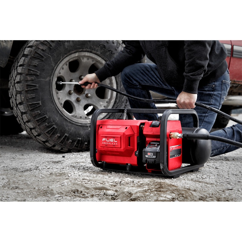 Milwaukee 2840-20B8F M18 FUEL 18V 2 Gallon Compact Compressor w/ 8AH Battery - Image 8